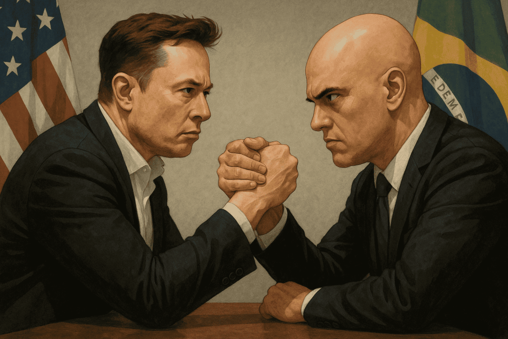 Global power clash: Elon Musk, Donald Trump and Supreme Court Justice Alexandre de Moraes